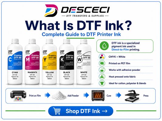 What Is DTF Ink? Complete Guide to DTF Printer Ink
