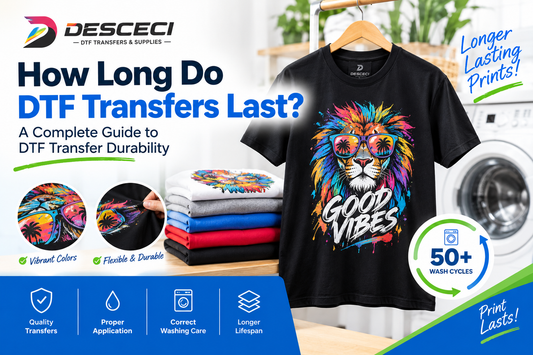 How long do DTF transfers last on T-shirts after repeated washing