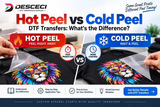 Hot Peel vs Cold Peel DTF Transfers: What's the Difference?