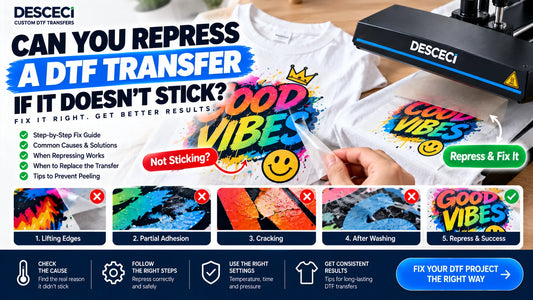 Can You Repress a DTF Transfer If It Doesn't Stick?
