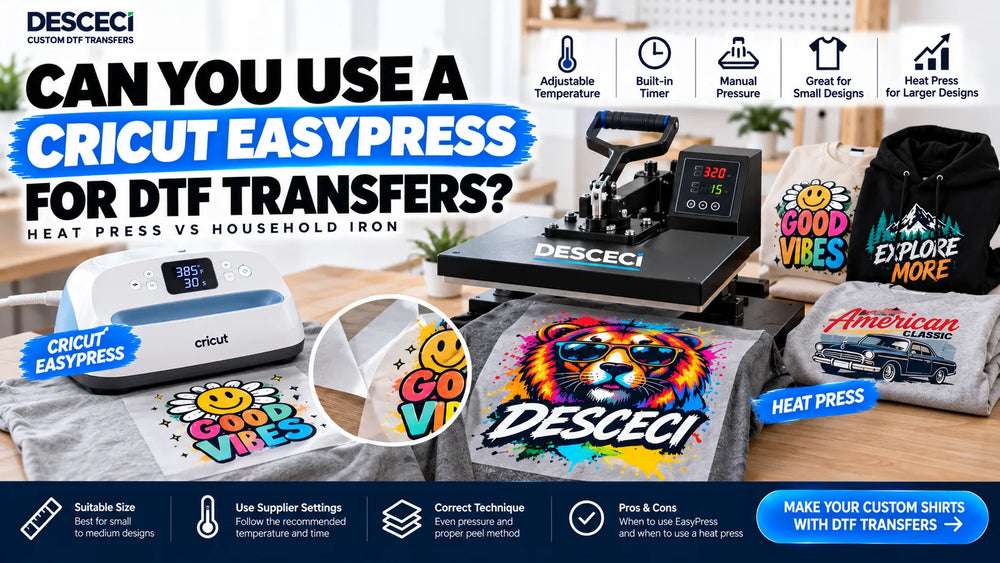 Can You Use a Cricut EasyPress for DTF Transfers?