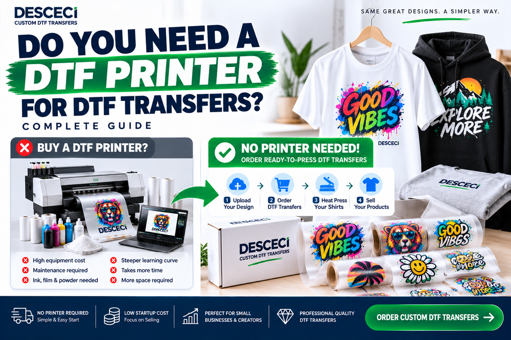 Do You Need a Printer for DTF Transfers? Complete Guide