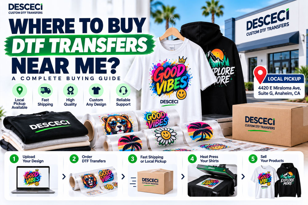 Where to Buy DTF Transfers Near Me: A Complete Buying Guide