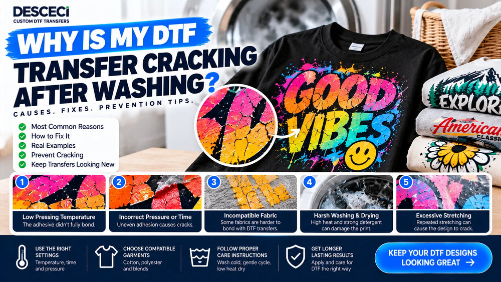 Why Is My DTF Transfer Cracking After Washing?