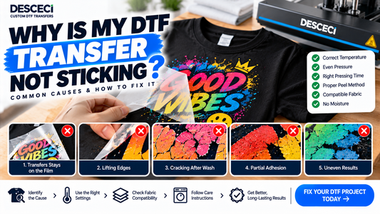 Why Is My DTF Transfer Not Sticking to My Shirt?