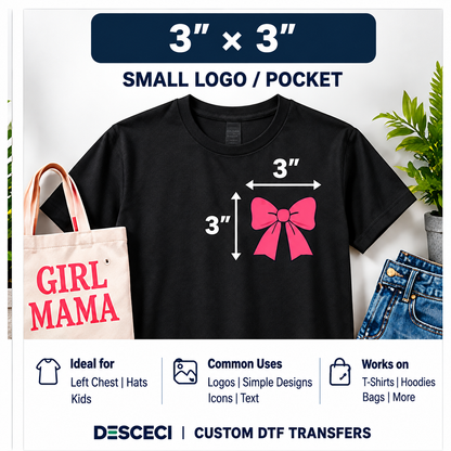 Custom DTF Transfers by Size | Ready-to-Press Heat Transfers