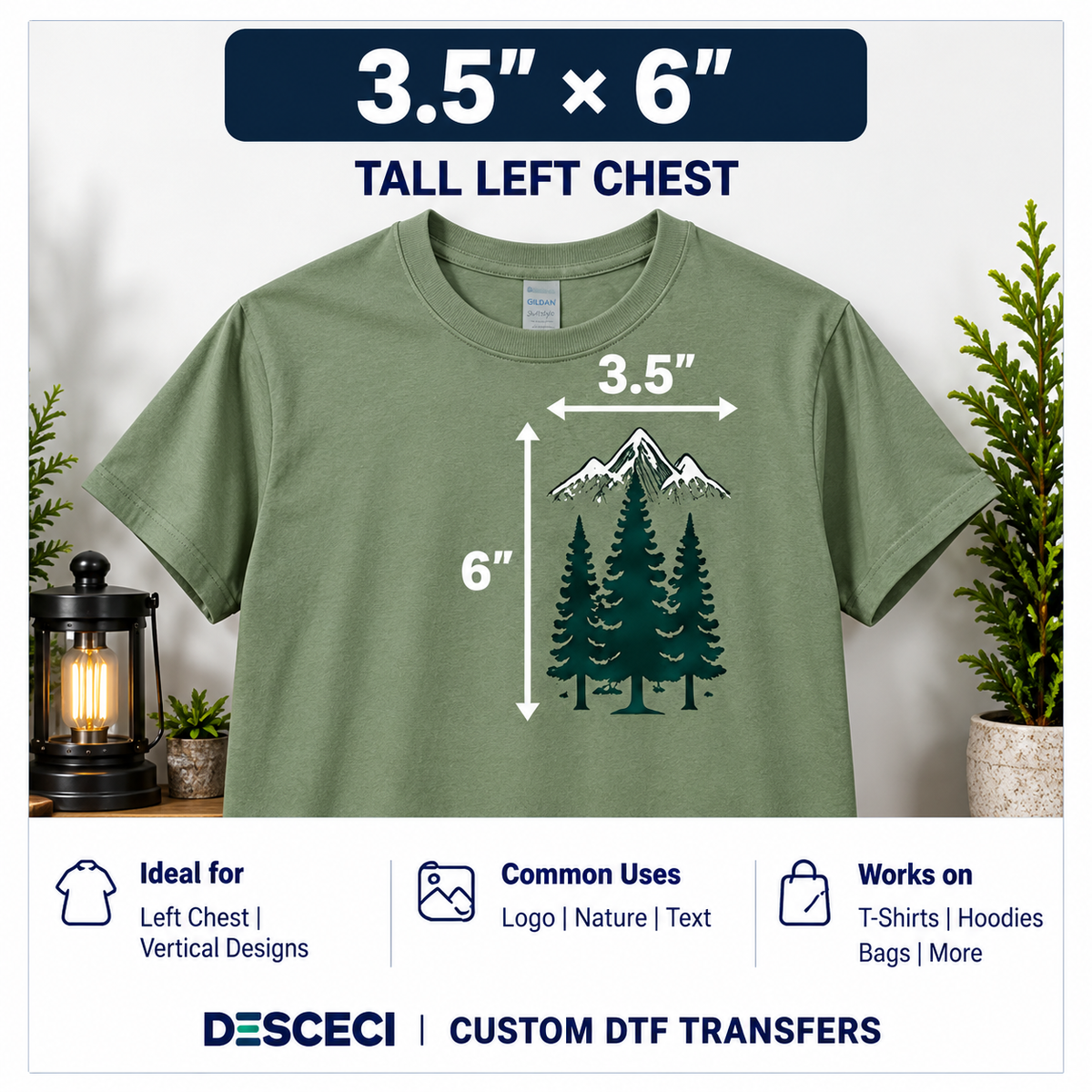 Custom DTF Transfers by Size | Ready-to-Press Heat Transfers