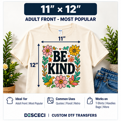 Custom DTF Transfers by Size | Ready-to-Press Heat Transfers