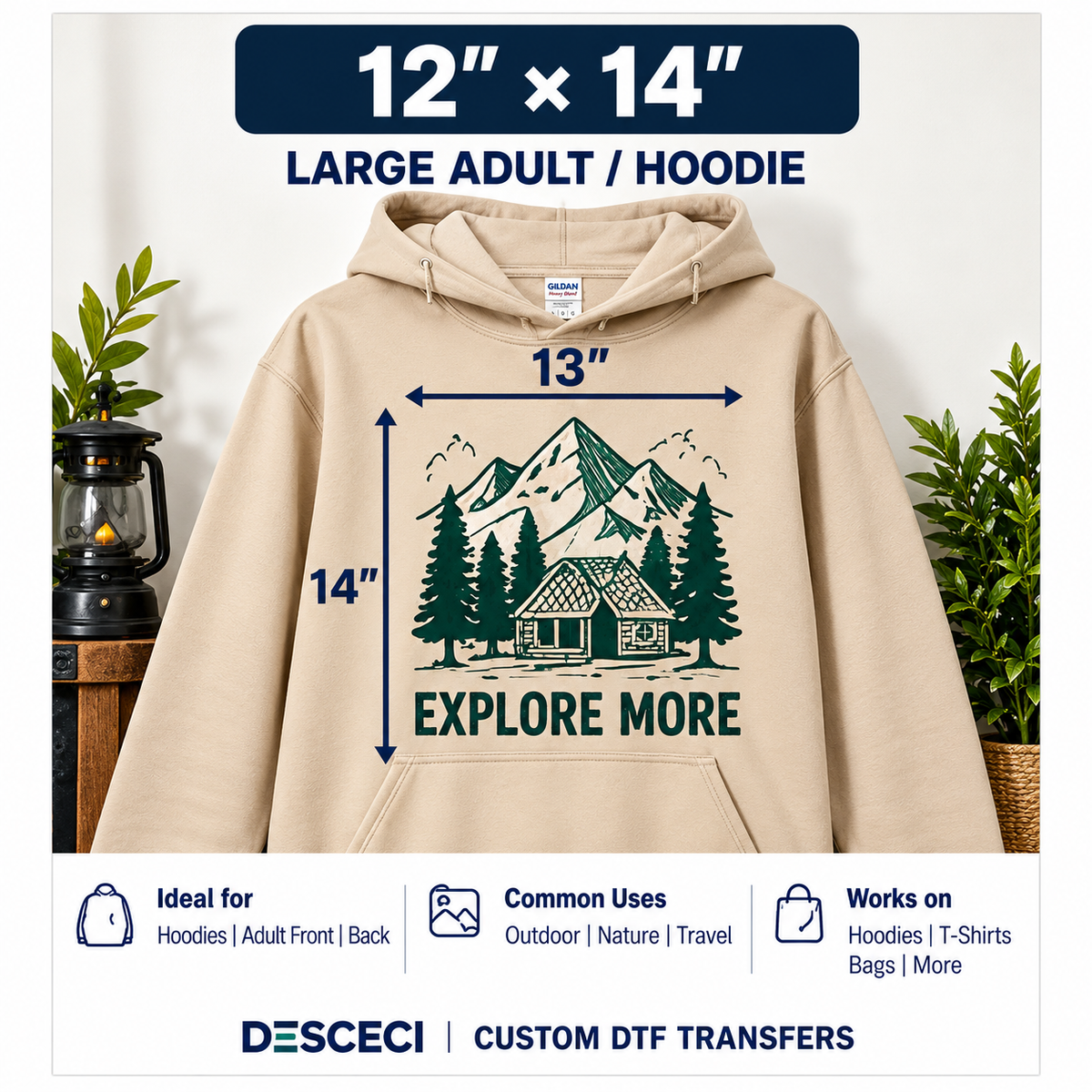 Custom DTF Transfers by Size | Ready-to-Press Heat Transfers