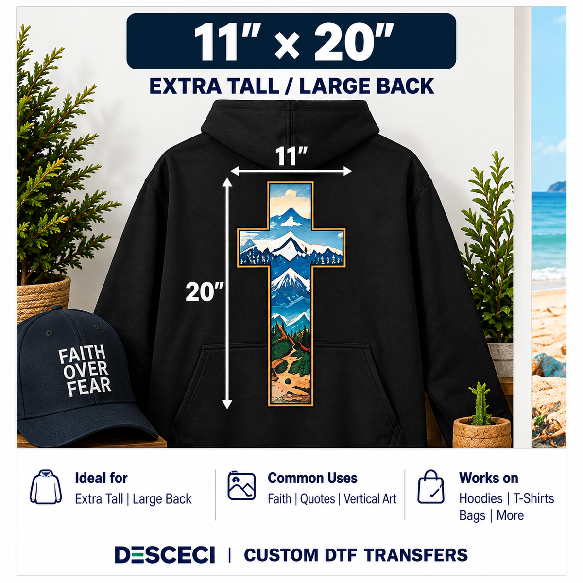 Custom DTF Transfers by Size | Ready-to-Press Heat Transfers
