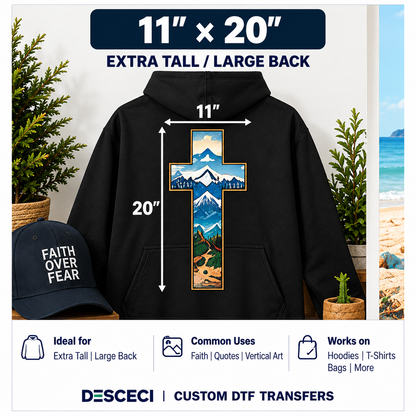 Custom DTF Transfers by Size | Ready-to-Press Heat Transfers
