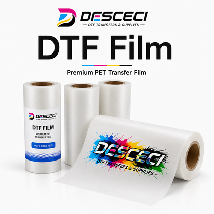 DTF transfer film roll available size guide for professional DTF printing