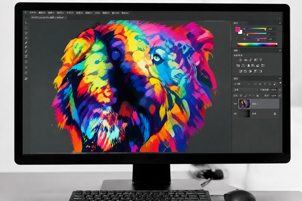 DTF artwork file displayed on computer for print preparation