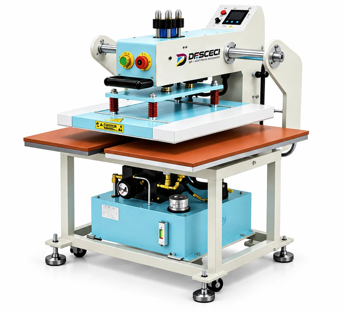 Double Station Hydraulic Heat Press + DESCECI