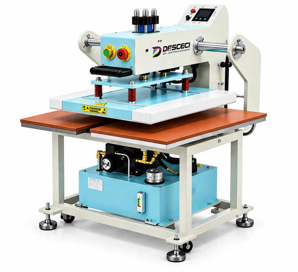 Double Station Hydraulic Heat Press Machine – Semi-Automatic