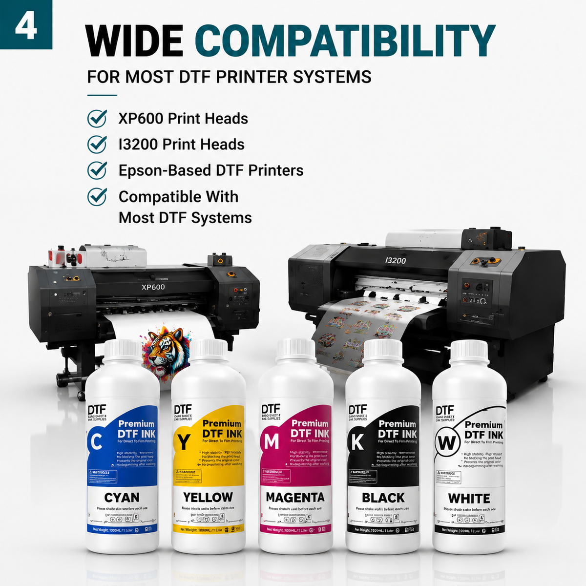 1L DTF printer ink for professional printing