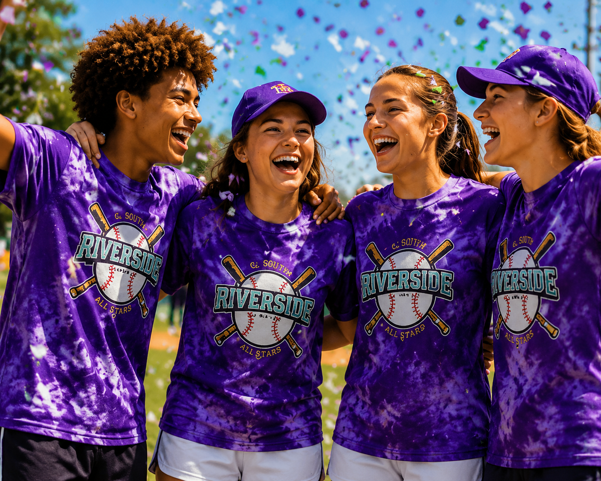 DTF Transfers for Team & Event Apparel