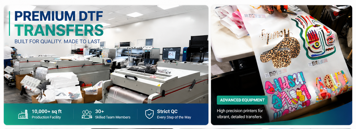 Premium DTF Transfer Production Facility | DESCECI